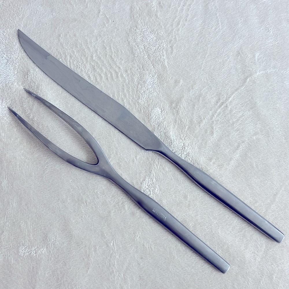 Selandia Sweden Stainless Steel Stylish Meat Knife and Fork.
